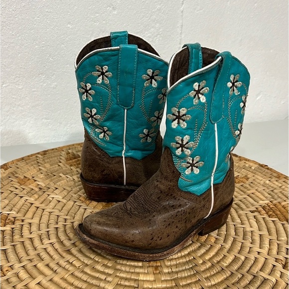 Veretta Toddler Floral Cowgirl Boots - Picture 1 of 8